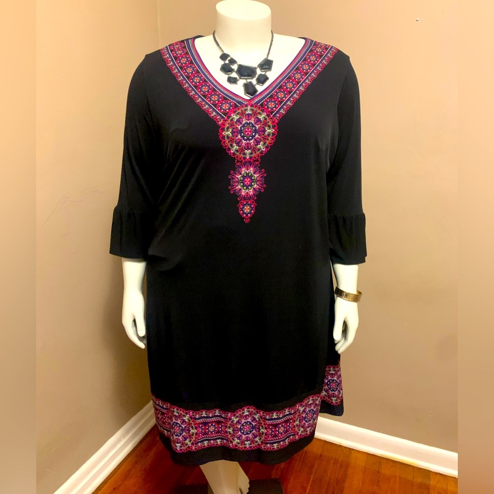 20W Black Tunic Dress $27